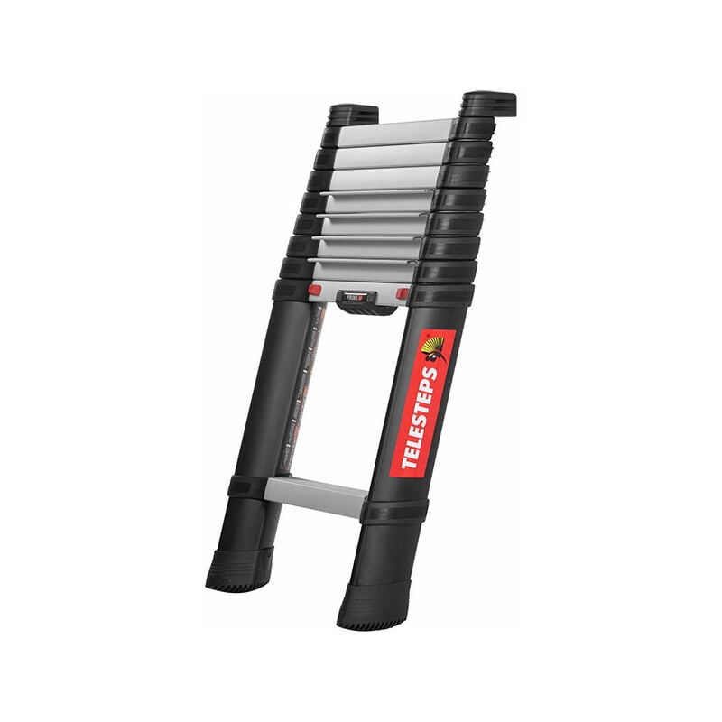 Matisère - Echelle télescopique 3.00m avec pieds réglables - Marches de 80mm - Hauteur de travail max. 3.80m - TEL-72230/PPS