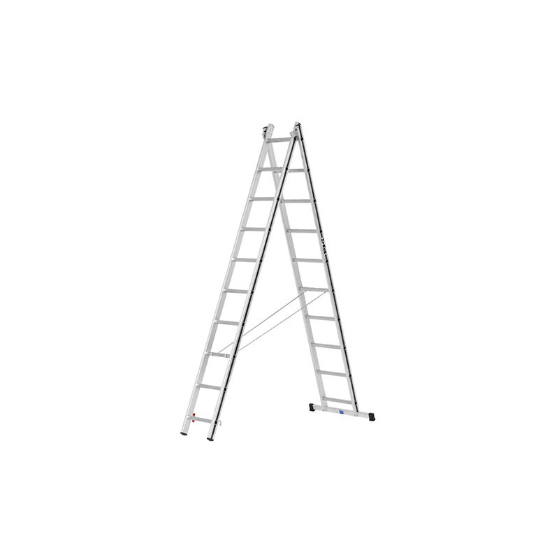 Echelle transformable 2x8 barreaux - Longueur déployée 3.69m - 7004516