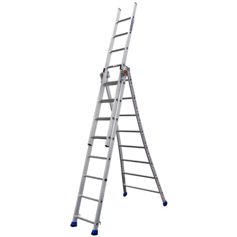 Échelle transformable 3 plans T3 3x10 bx - DUARIB - 610310