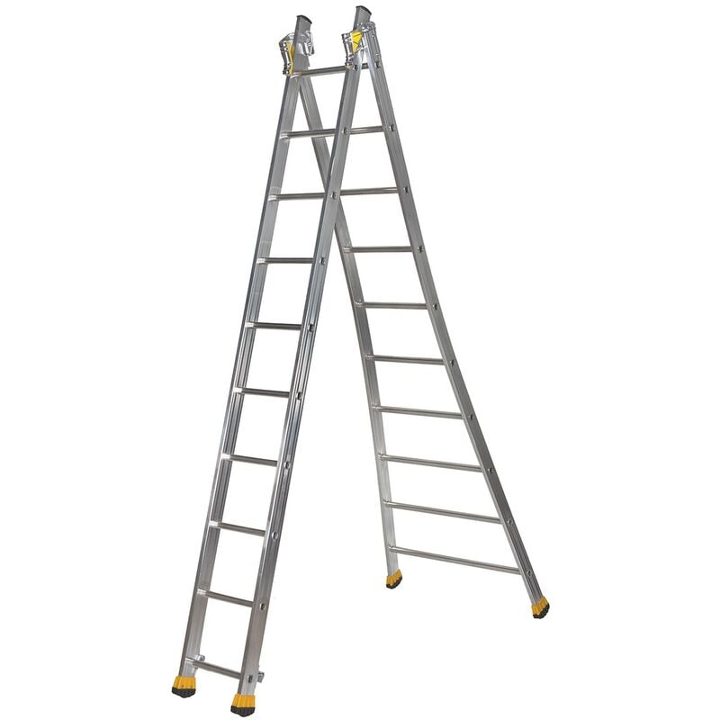 Echelle transformable 2 plans T2 3m60/6m10 - Centaure