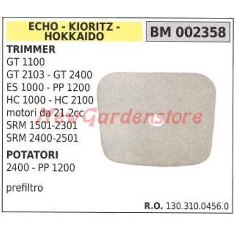 ECHO filtre à air pour trimmer GT 1100 2103 2400 ES 1000 HC 2100 002358