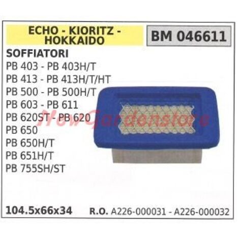 ECHO Gebläse-Luftfilter PB 403 403H/T 413 413H/T/HT 046611