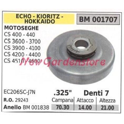 ECHO pignon moteur tronçonneuse CS 400 440 3600 3700 4100 .325' dents 7 001707