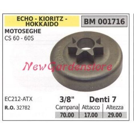 ECHO pignon moteur tronçonneuse CS 60 60S 3/8' dents 7 001716