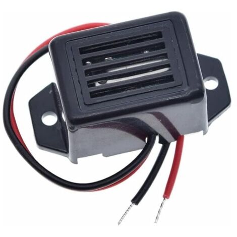 ECI ElectroSuppliers Alarme Buzzer DC 12 V 85 dB Mini alarme électronique Buzzer Son constant