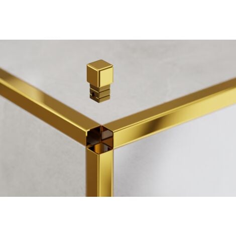 Eckabschluss für Edelstahlprofile Q und P 1cm - Glänzendes Gold