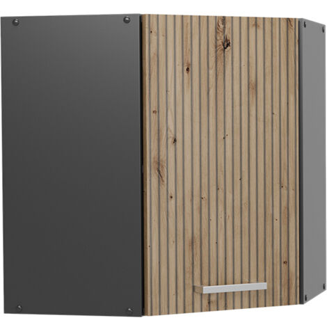 Eckhängeschrank R-Line, Artisan-Eiche, 57 cm, Vicco