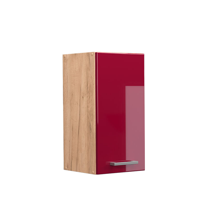Vicco - Hängeschrank R-line, Bordeaux Hochglanz, 30 Cm