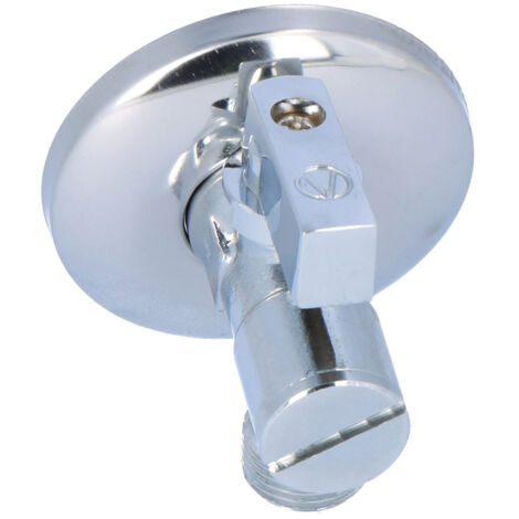 Eckkugelhahn mit Filter ANGEL Plus Chrom 1/2"-3/8"