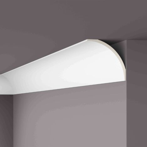 Eckleiste NMC AD24 ARSTYL Noel Marquet Zierleiste Stuckleiste Zeitloses Klassisches Design weiß 2 m