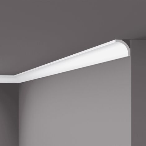 Eckleiste NMC B2 NOMASTYL Noel Marquet Zierleiste Stuckleiste Zeitloses Klassisches Design weiß 2 m
