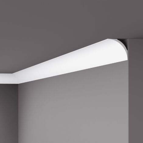 Eckleiste NMC NE2 Pure NOMASTYL Noel Marquet Zierleiste Stuckleiste Modernes Design weiß 2 m