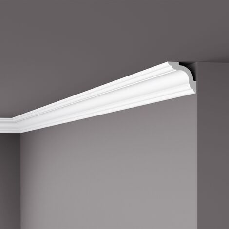 Eckleiste NMC WT5 WALLSTYL Noel Marquet Zierleiste Stuckleiste Modernes Design weiß 2 m