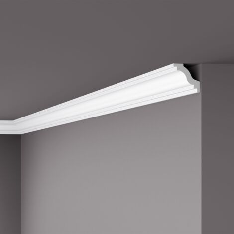 Eckleiste NMC WT6 WALLSTYL Noel Marquet Zierleiste Stuckleiste Zeitloses Klassisches Design weiß 2 m