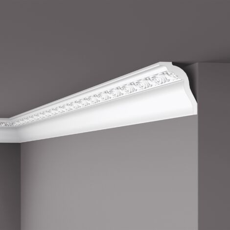 Eckleiste NMC Z3 ARSTYL Noel Marquet Zierleiste Stuckleiste Zeitloses Klassisches Design weiß 2 m