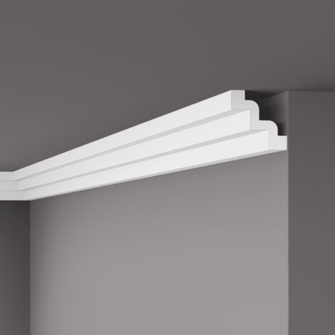 Eckleiste NMC Z52 ARSTYL Noel Marquet Zierleiste Stuckleiste Modernes Design weiß 2 m
