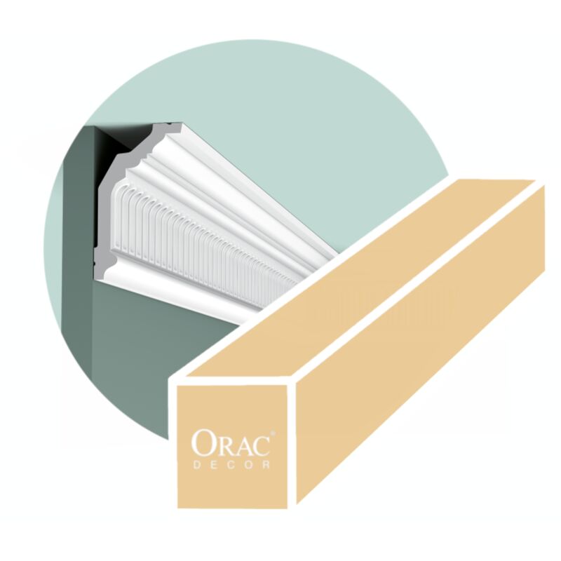 Orac - Decor C304 Luxxus 1 Karton Set Mit 10 Stuckleisten 20 M