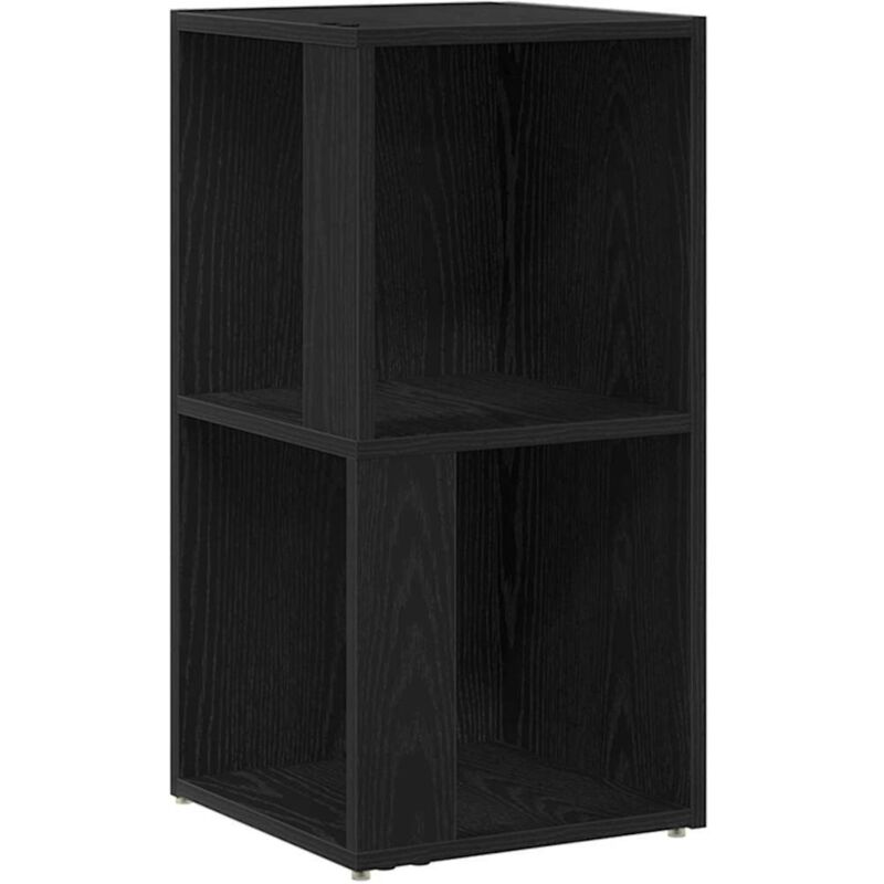 Eckregale Schwarze Eiche 33 X 33 X 67 Cm Holzwerkstoff Vidaxl