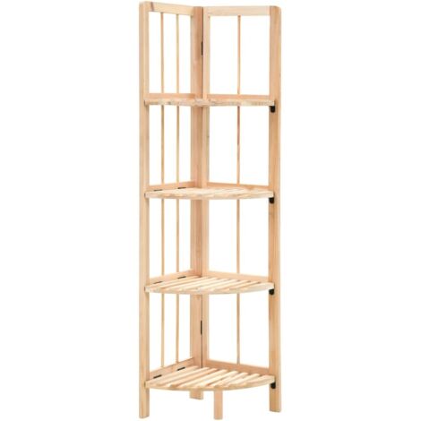 Eckregal Zedernholz 27x27x110 cm