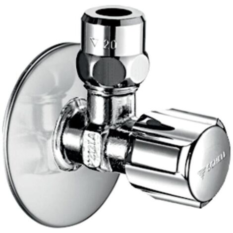 NOYON & THIEBAULT Eckregulierventil COMFORT chrom, kurze Bauform 1/2Zollx3/8Zoll