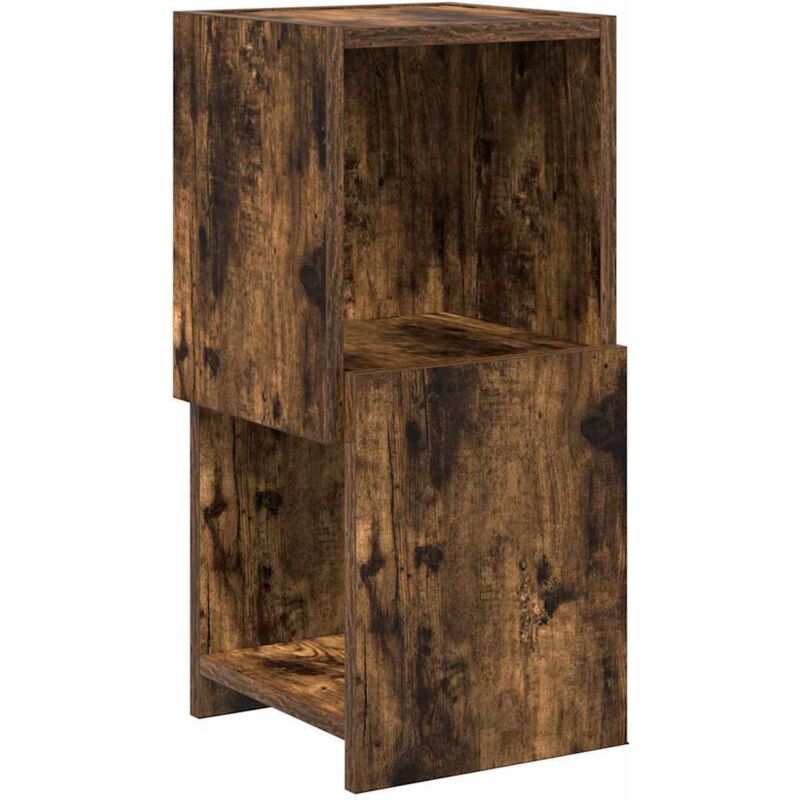 Eckschrank Geräucherte Eiche 25, 5x25x55cm Holzwerkstoff Vidaxl