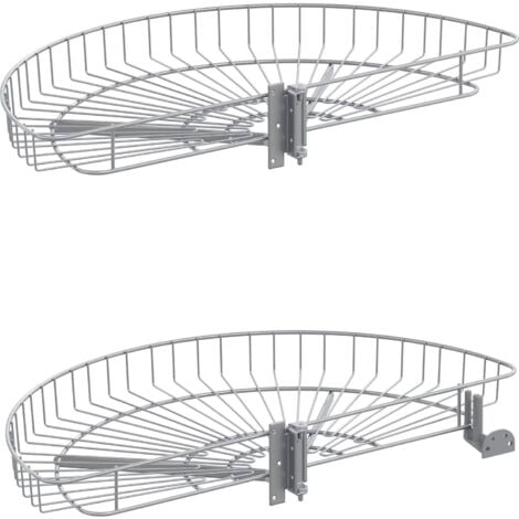 VAUTH-SAGEL 650mm Stahldraht silberfarbig, 2 Körbe