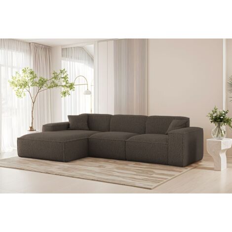 Ecksofa Designersofa CELES PREMIUM in Stoff Sven Braun Ottomane Links