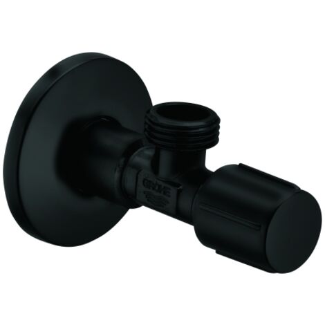 Eckventil 10234 1/2Zollx1/2Zoll langer Schubschaft matt black