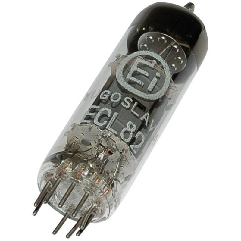 Sonstige - ecl 82 = 6 bm 8 Tube électronique Triode-pentode 100 v, 170 v 3.5 mA, 41 mA Nombre de pôles: 9 Culot: noval Contenu 1 p