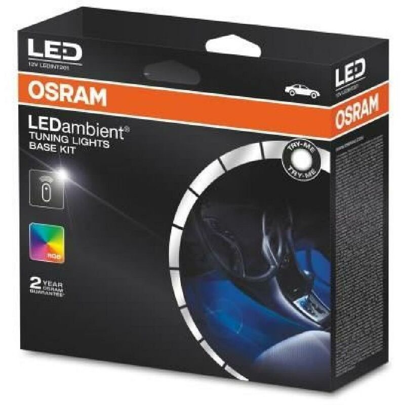 Kit de base eclairage interieur Tunning Lights - 5 Modes - 16 couleurs - Osram