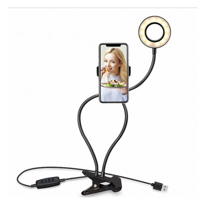 Rapanda - Eclairage d'appoint, éclairage à piles,Clip de lumière de Remplissage de Bureau de 6 Pouces lumière de Remplissage en Direct lumière