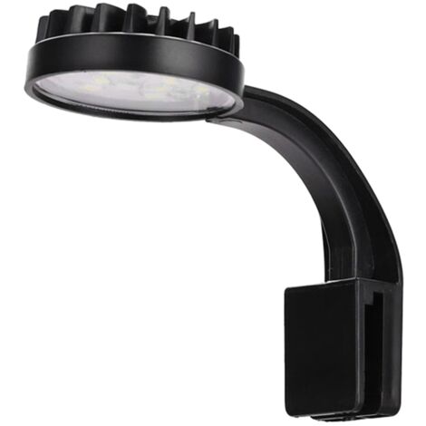 Éclairage d'aquarium réglable, projecteur LED bleu et blanc dédié, accessoires pour aquarium
