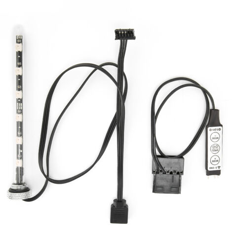 Éclairage d'aquarium réglable RGB, lampe LED pour réservoir de refroidissement d'ordinateur, tube LED