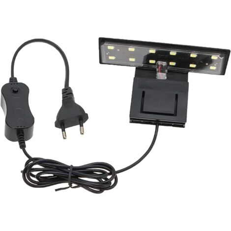 Éclairage d'aquarium X3 Aquarium LED lampe d'aquarium LED Aquarium LED Éclairage 220V 6W plantes aquatiques et poissons Nano Aquarium Éclairage