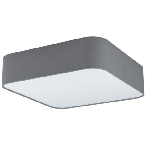 éclairage de plafond PASTERI SQUARE L gris, blanc: 57,5 B: 57,5 H: 16,5 cm dimmable