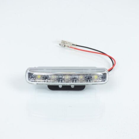 Éclairage de plaque 5 LED 12V éclairage rouge Mad pour moto