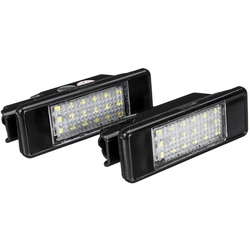 Clairage de plaque d'immatriculation 18 led pour Peugeot 106207307308406407 C2 C3 C4
