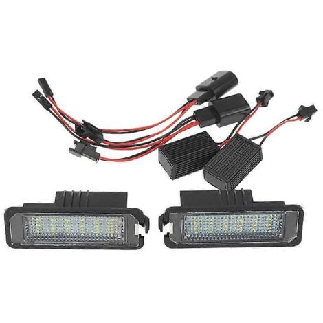 Éclairage de plaque d'immatriculation à LED pour Boxster 987 981 982 Spyder Cayenne 958 92A 911 Carrera 991 996 997 Turbo 980
