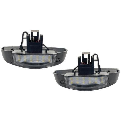 Éclairage de plaque d'immatriculation LED blanc 1303499070 pour--
