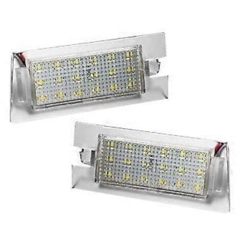 Éclairage de plaque d'immatriculation LED blanc 68223864AB pour