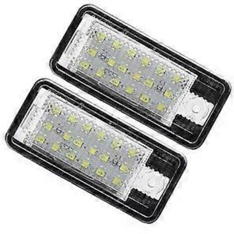 Éclairage de plaque d'immatriculation pour Audi A3 A4 S4 RS4 B6 B7 A6 RS6 S6 C6 S5 A8 S8 Canbus