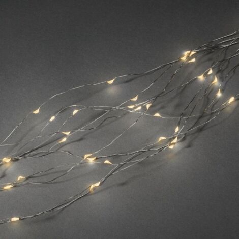 Éclairage de sapin de Noël 400 LED - blanc chaud - 50 m