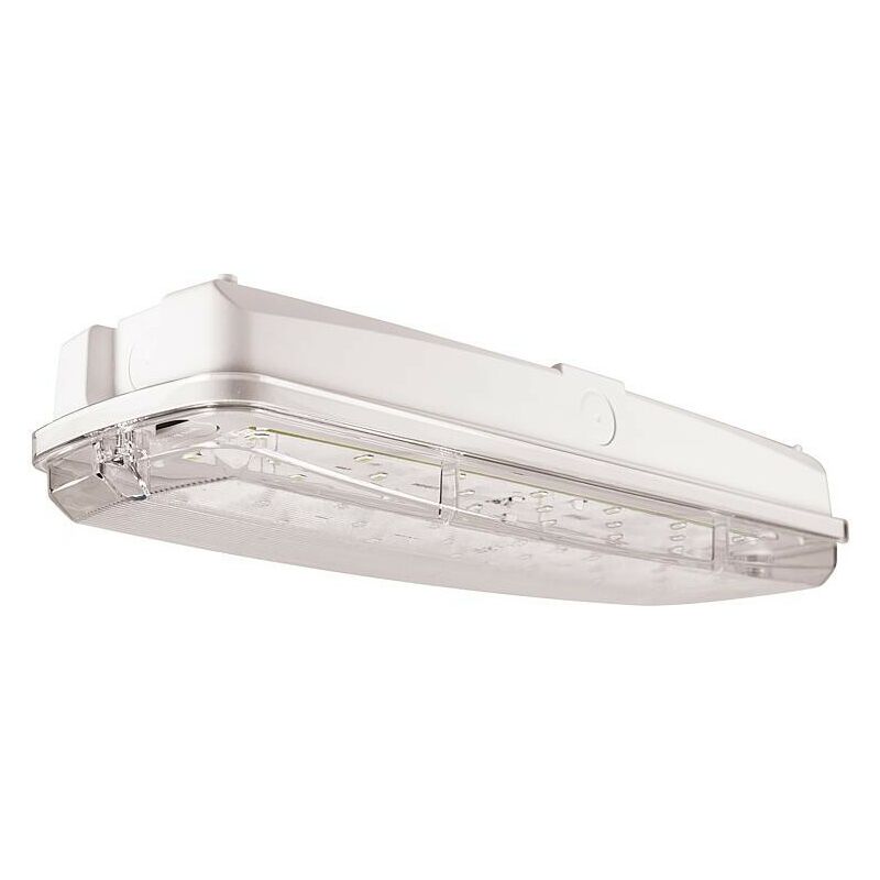 Clairage de secours à led exit 3,8W 6000K avec 4 pictogrammes fonctionnement 3h