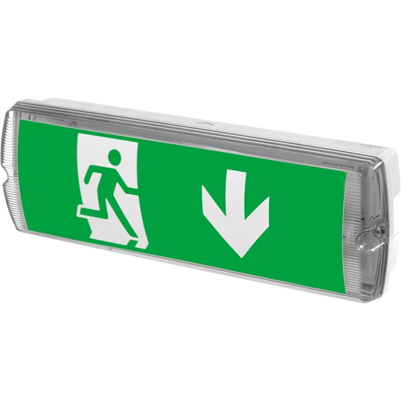 Éclairage de secours LED, IP65, pour sortie d'urgence ,IP 65, Panneau d'indication de Sortie / de Secours, Lumineux