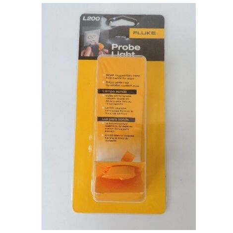 Eclairage de sonde torche LED pour pointe de touche alimentation 2 piles 3V CR1620 FLUKE L200