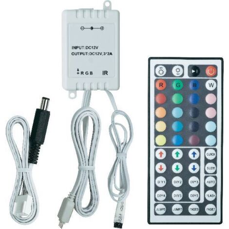 Eclairage décoratif Paulmann YourLed RVB Contrôle avec télécommande IR Led RGB 70202 S48291