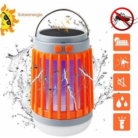 Lampe tue insecte anti moustique sur batterie sans fil autonome