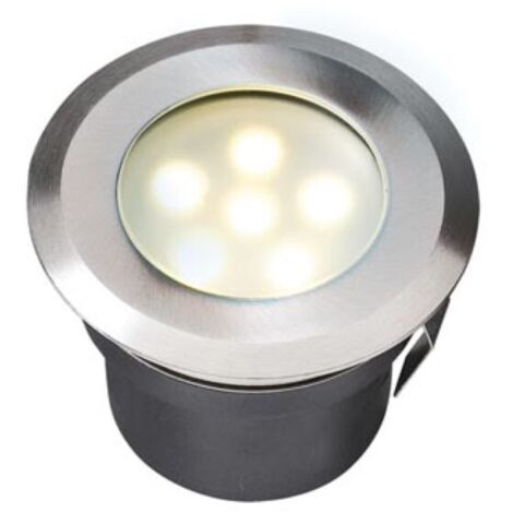 Éclairage d'orientation extérieur 12V – Acier inoxydable – 6 LEDs 6W – Température de couleur 3000K – Flux lumineux 30lm – Dimensions 70x70x52mm – Garden Lights