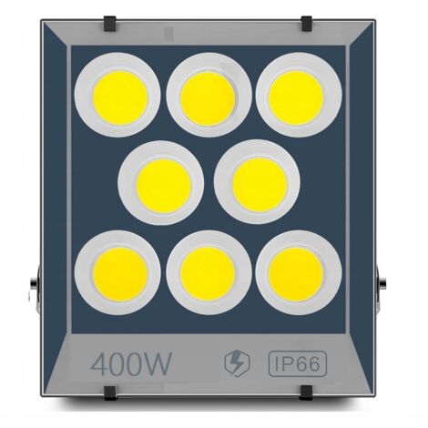 ÉCLAIRAGE HALOGÈNE LED EXTÉRIEUR POUR JARDIN GARAGE CONSTRUCTION HALL 400W ÉTANCHE