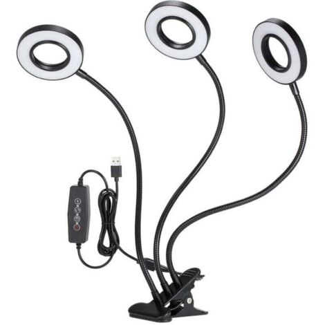 Eclairage horticole, Lampe de croissance de plantes, DC5V 27W 54 LED Triple-end